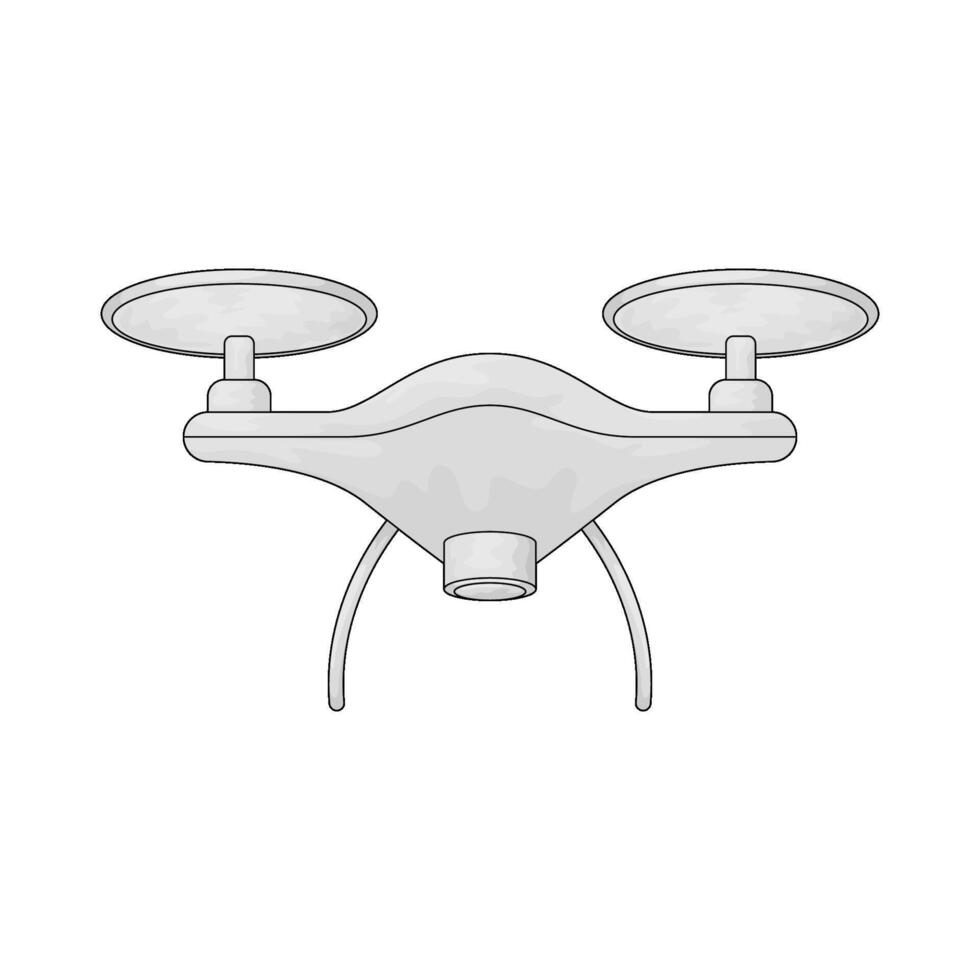 Delivery drone illustration vector