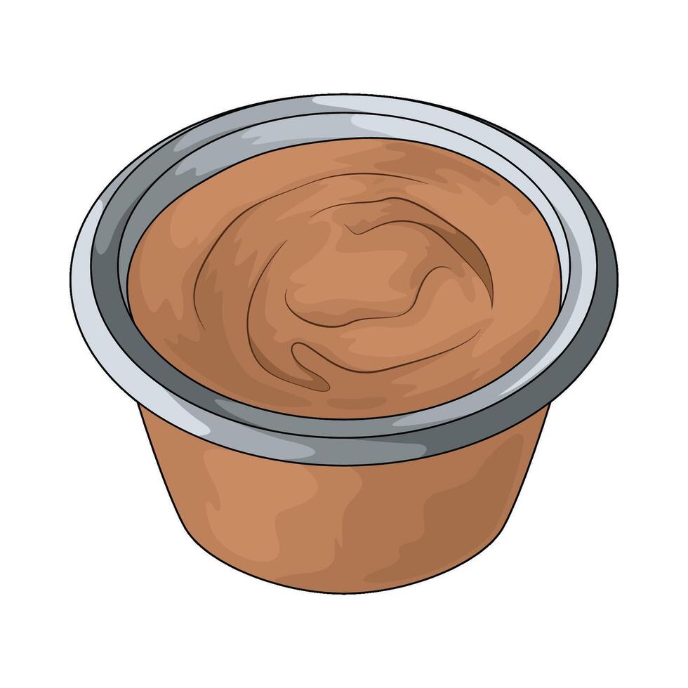 Healthy peanut butter vector
