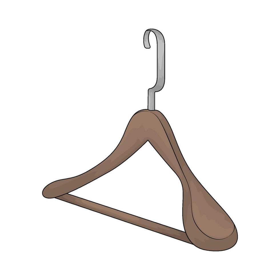 Fashion hanger illustration vector