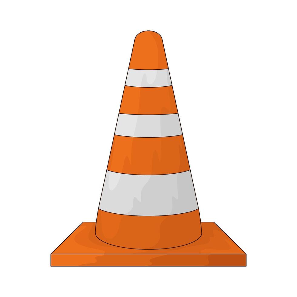 Lab traffic cone vector
