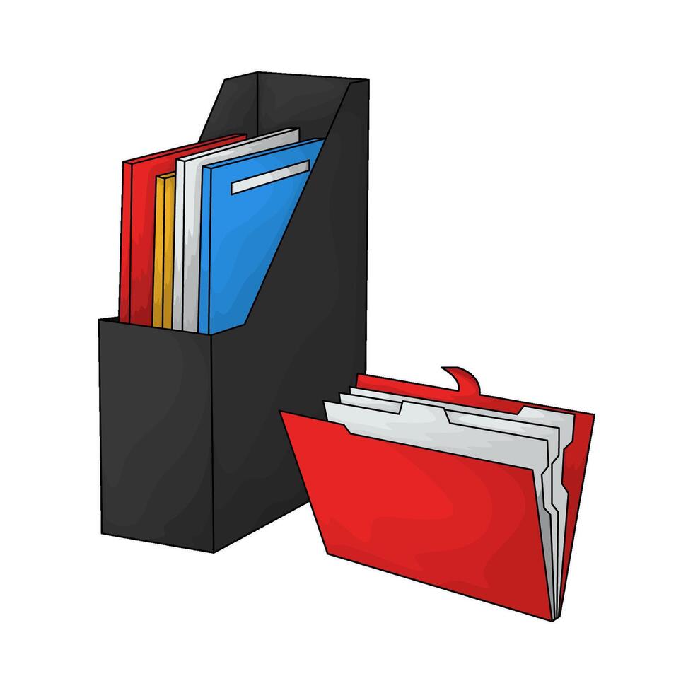 document folder illustration vector