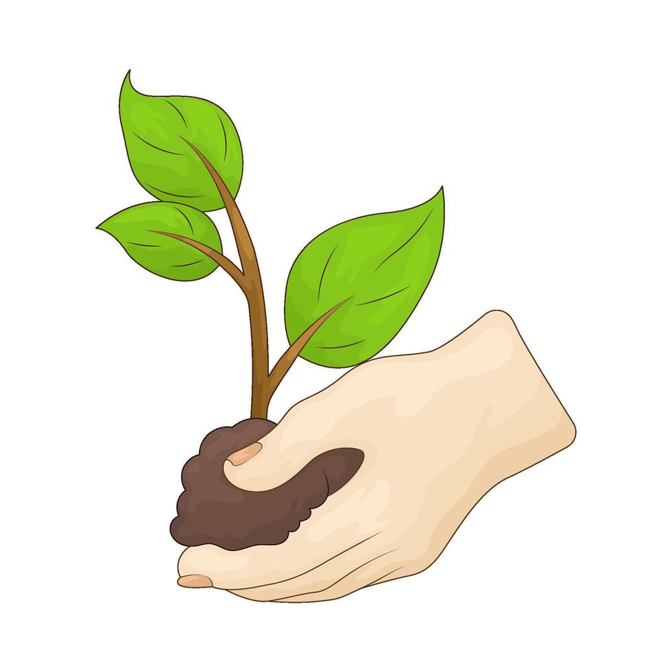 illustration of Eco sprout vector