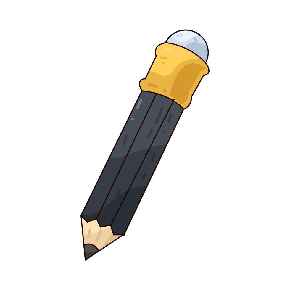 legal pencil illustration vector