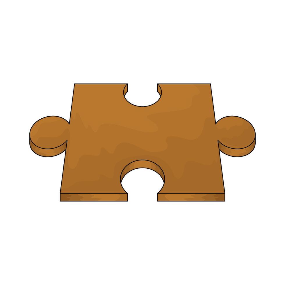 Game puzzle pieces illustration vector