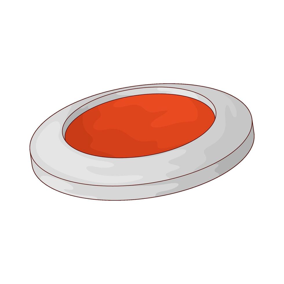 illustration of a frisbee vector