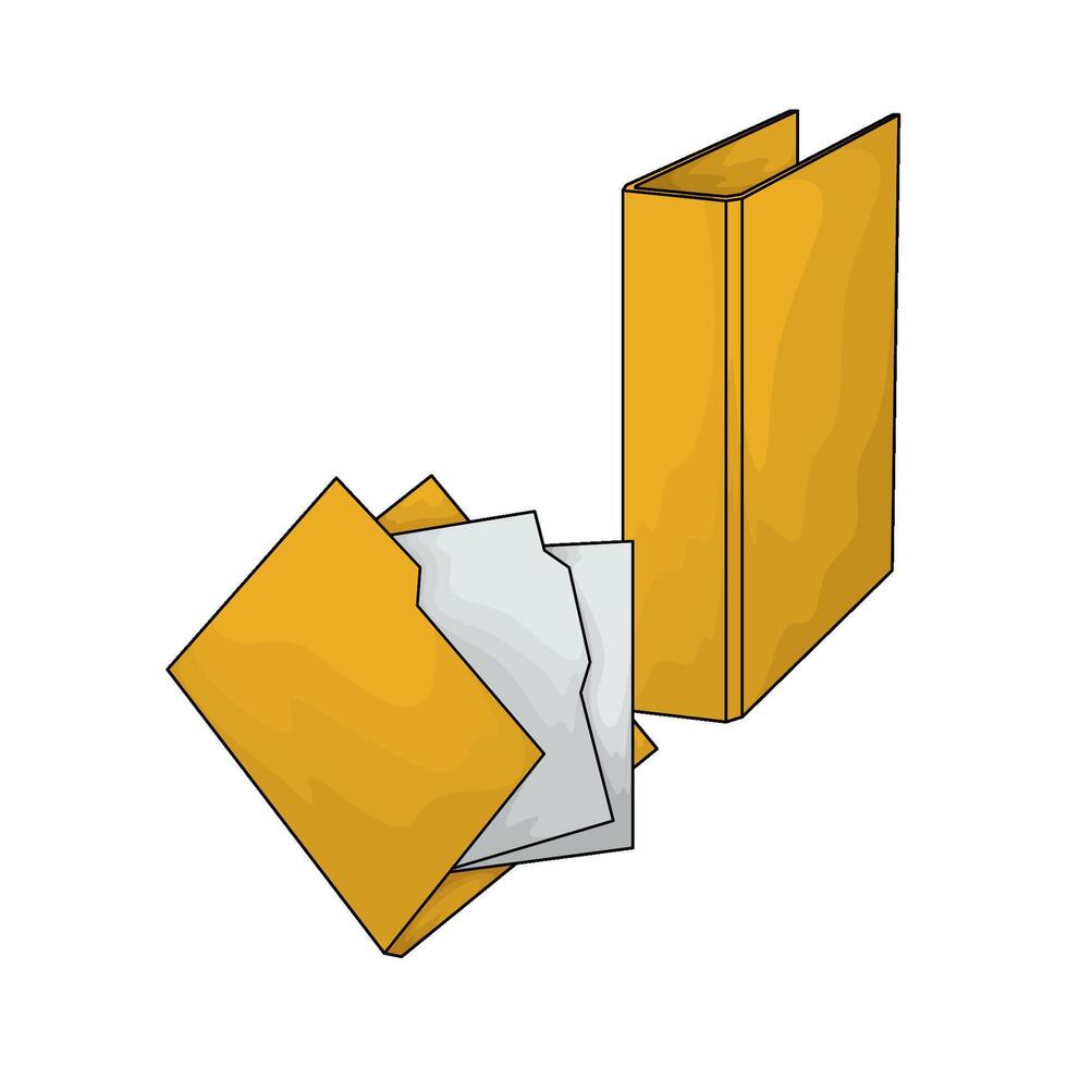 illustration of folders vector
