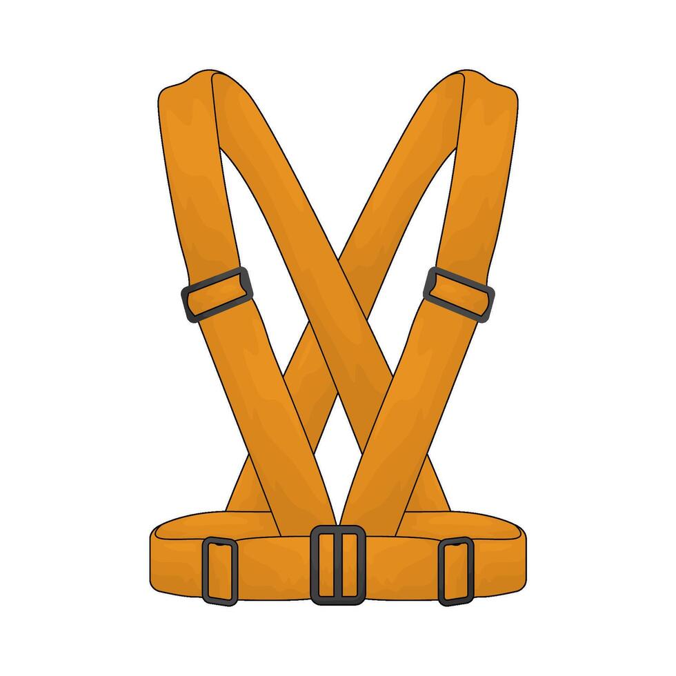 Job Safety harness vector