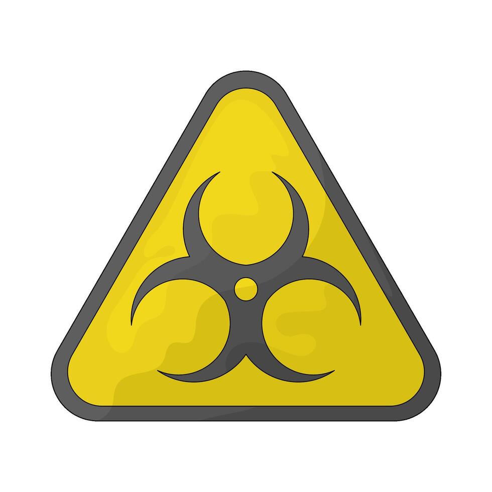 Lab hazard sign vector
