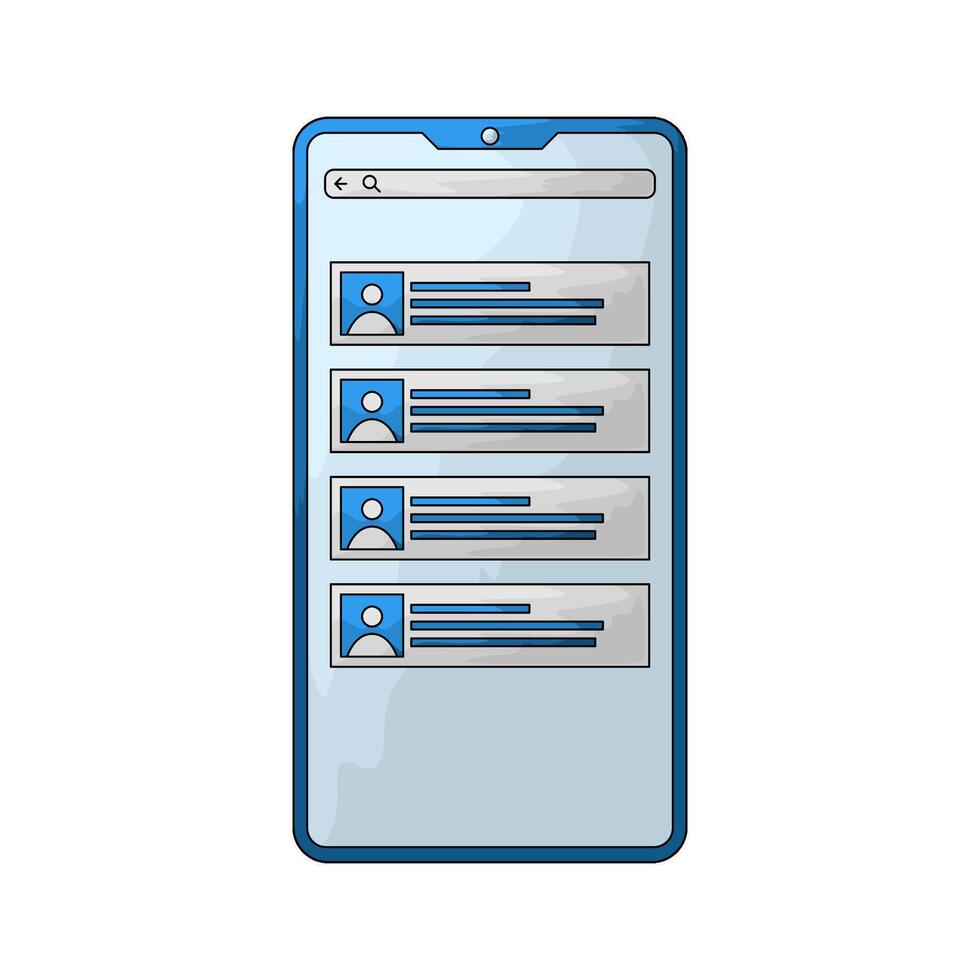 message sender list vector