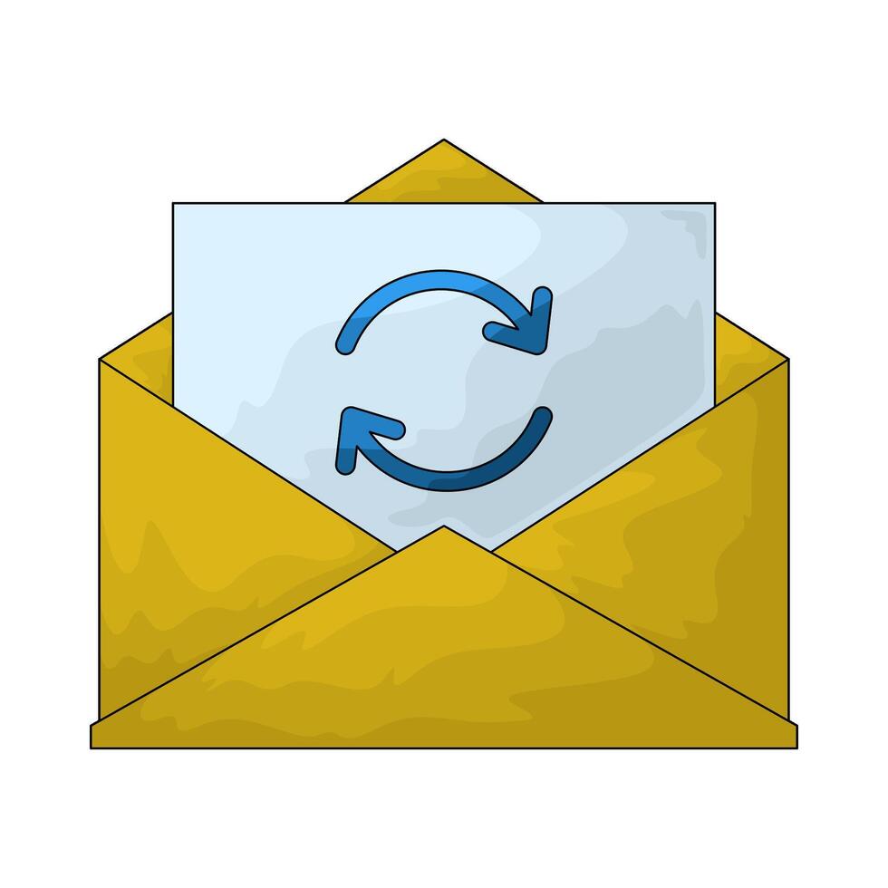reload message illustration vector