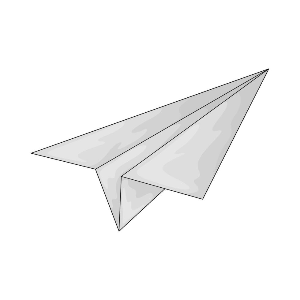 Friendship paper plane vector