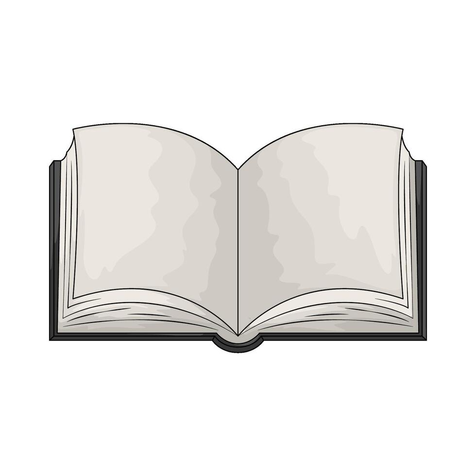 illustration of a open book vector