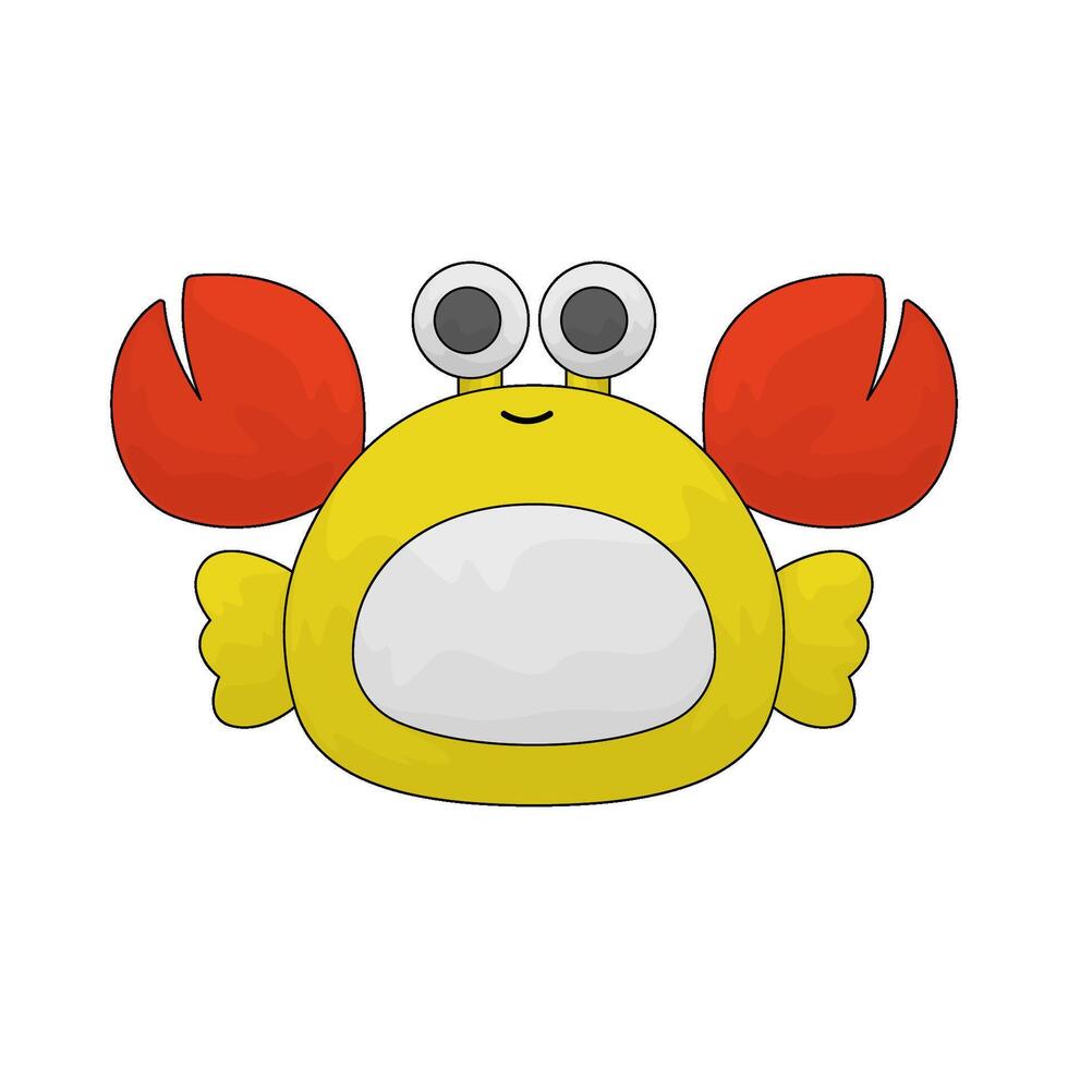 crab toys illustration vector