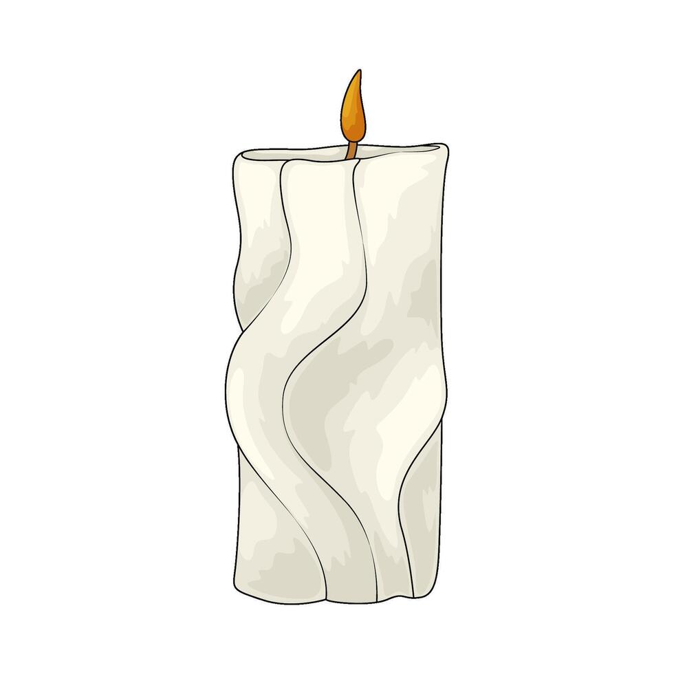 birthday candle illustration vector