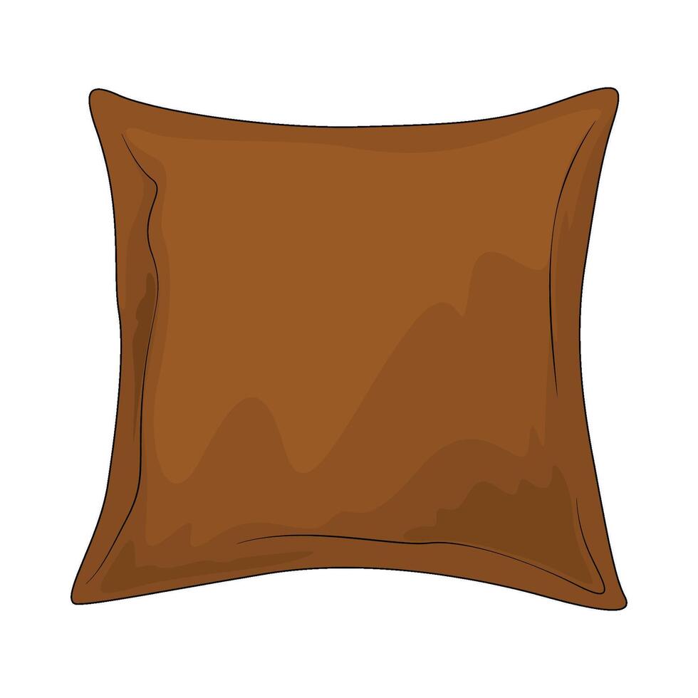 luxury pillow illustration vector