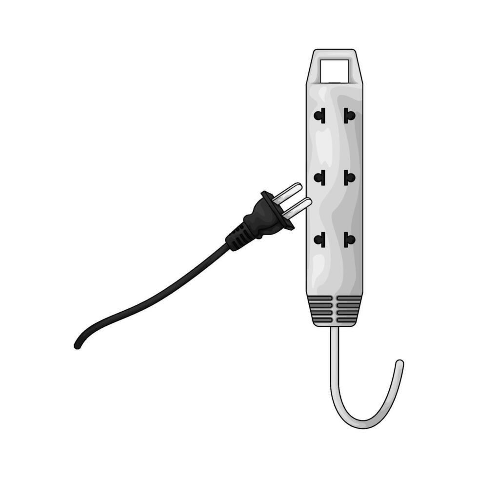 illustration of Electrical Sockets and plug vector
