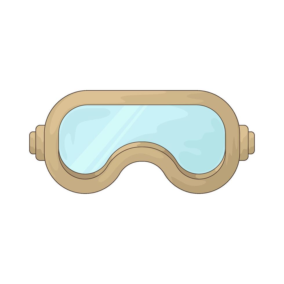 Winter goggles illustration vector