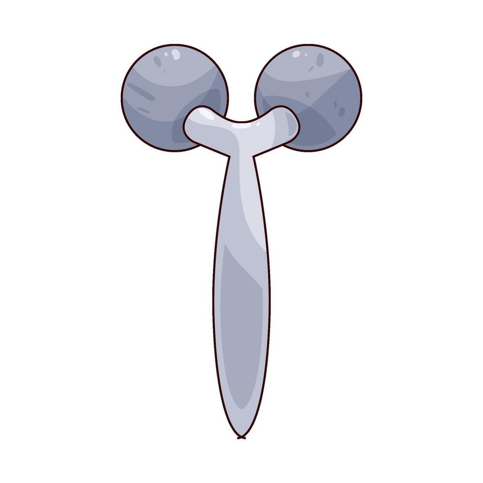 facial roller illustration vector