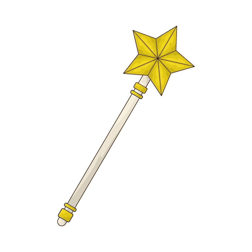 kids toys magic wand vector