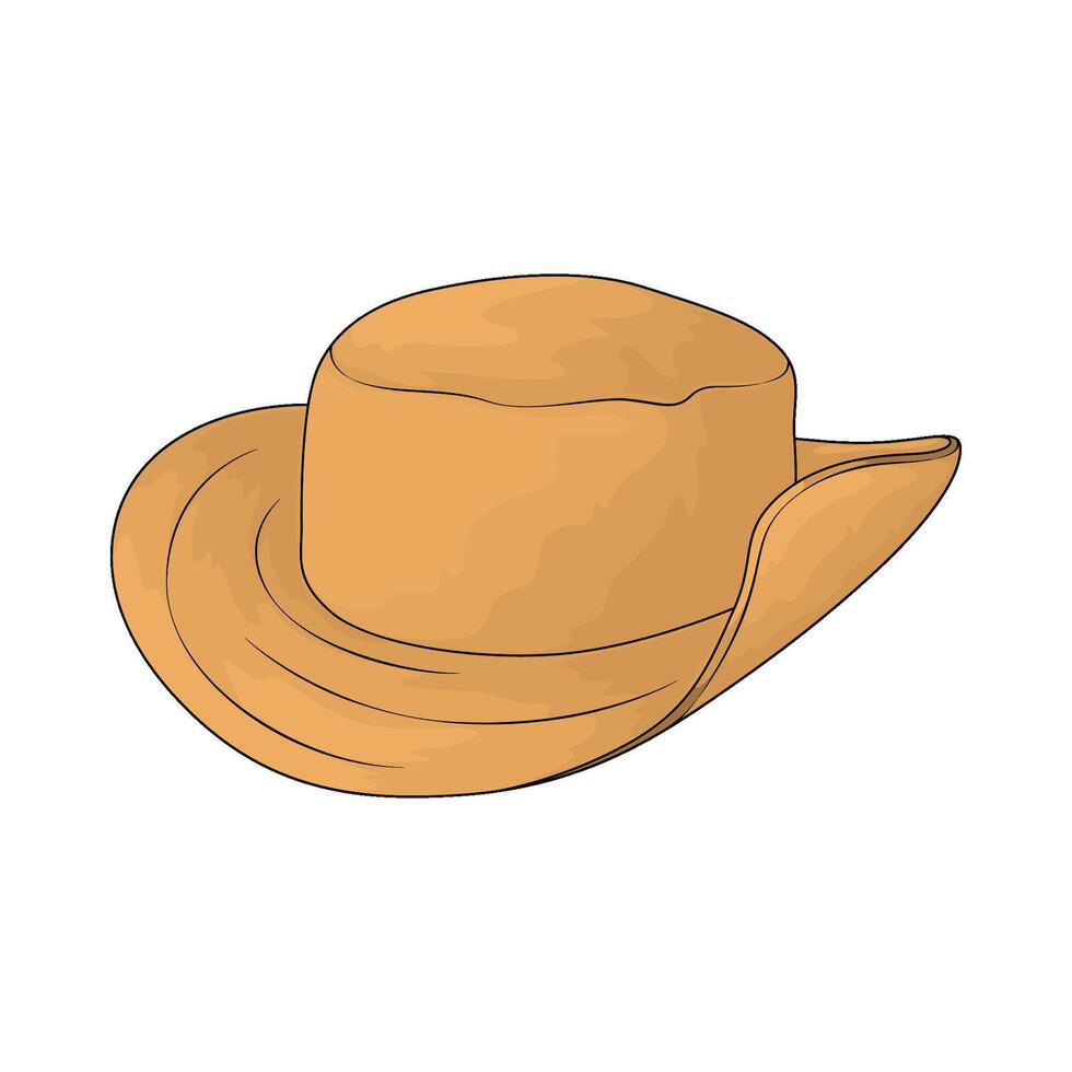 illustration of a Fisherman hat vector