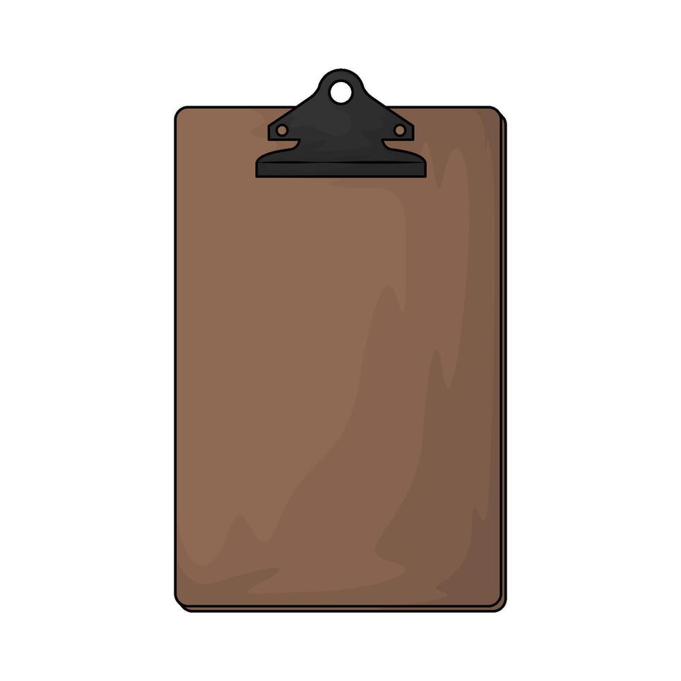 brown clipboard illustration vector