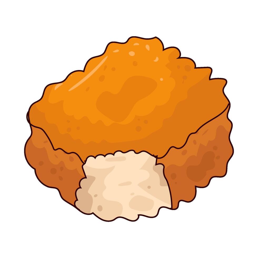 Chicken Nugget illustration vector