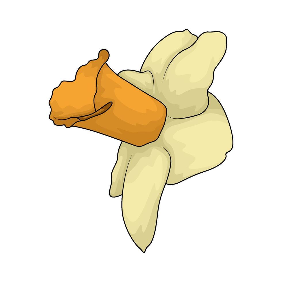 cute flower illustration vector