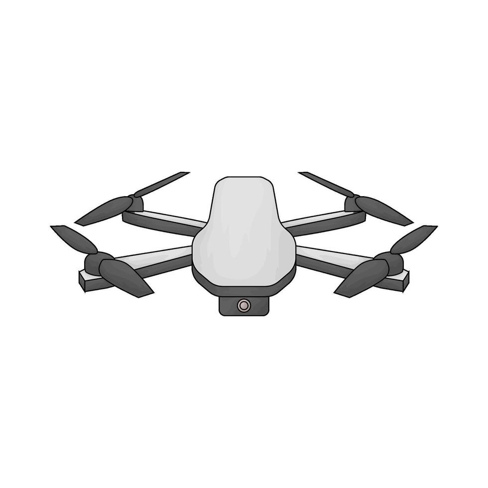 Photography drone camera vector