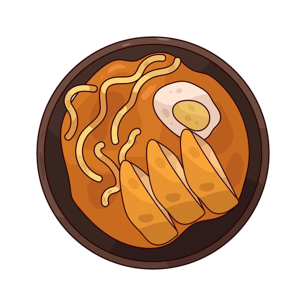 Chicken Ramen illustration vector