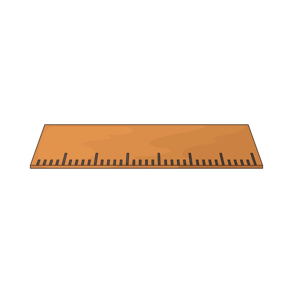 illustration of art ruler vector