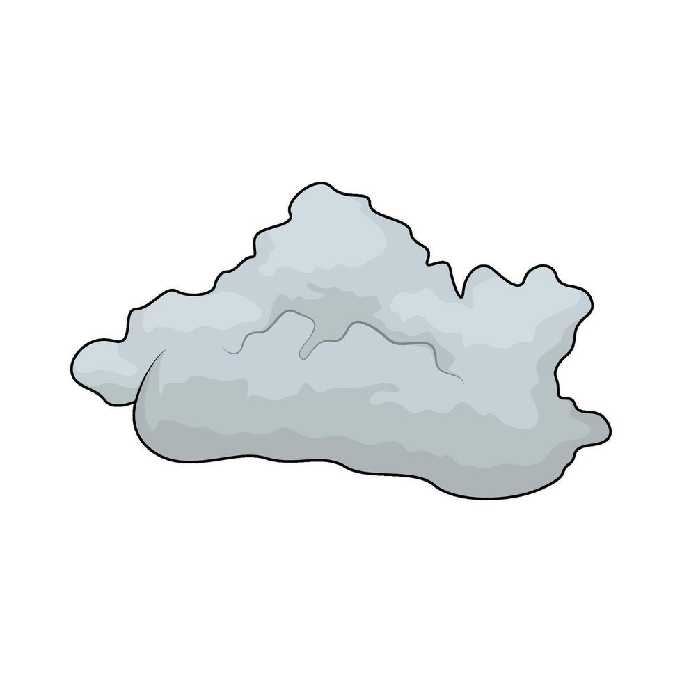 Summer cloud illustration vector