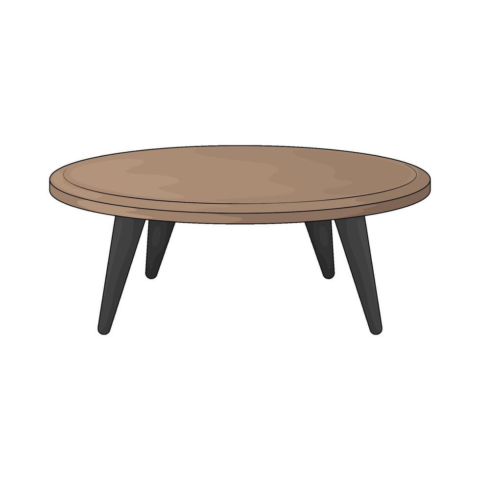 round table illustration vector