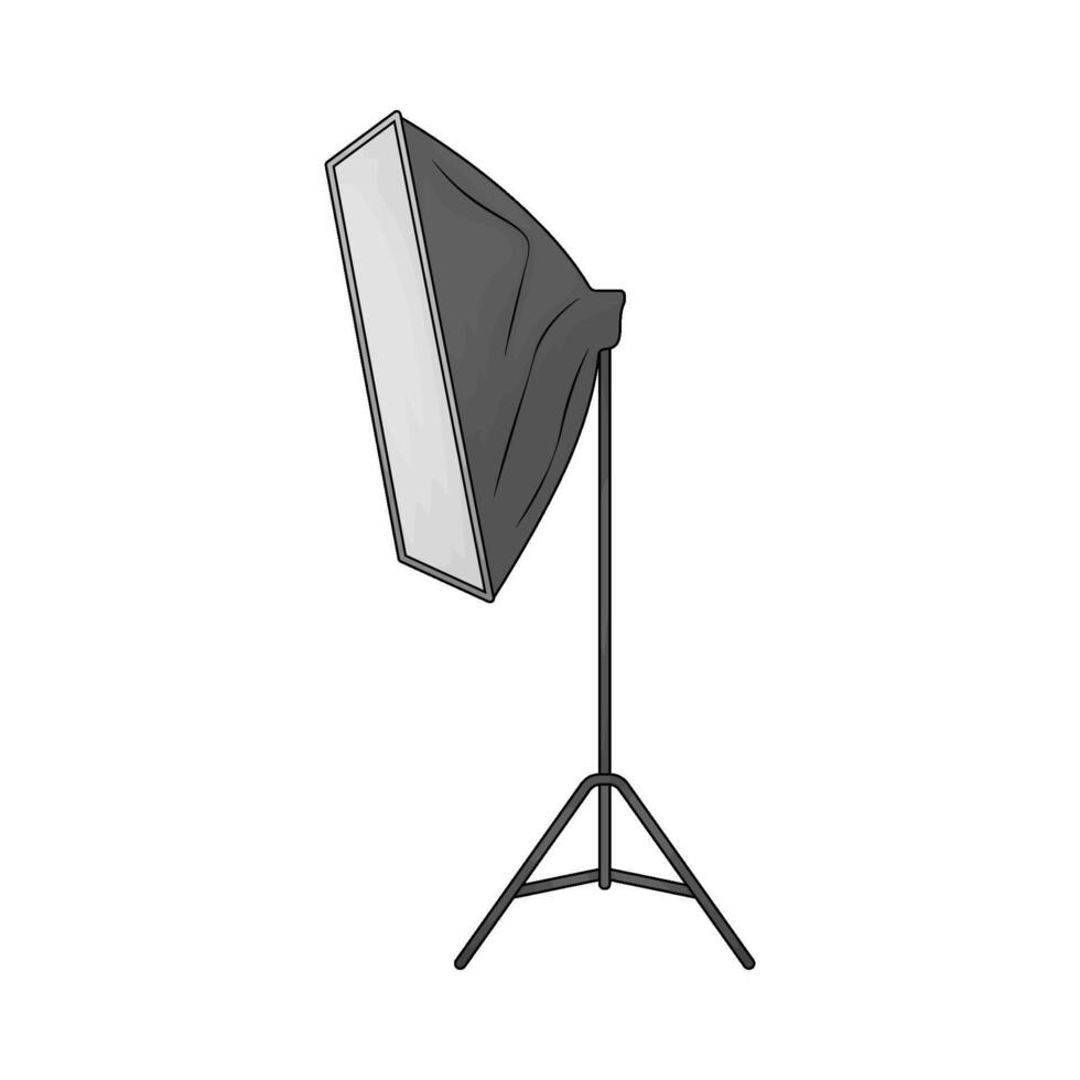 Photography soft box vector
