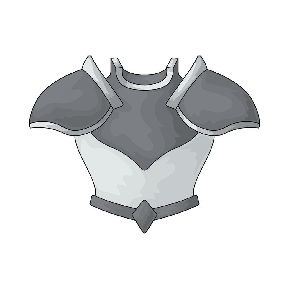 Kingdom armor illustration vector