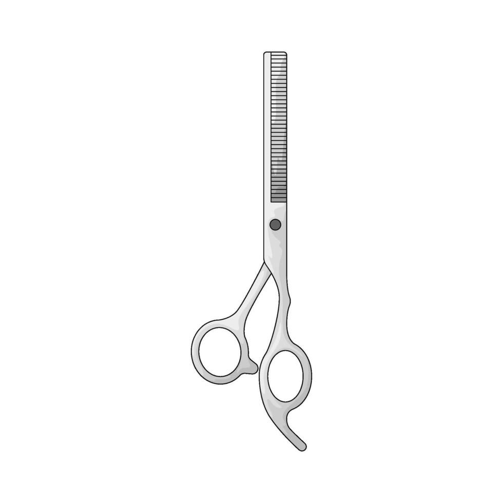 Barbershop scissors illustration vector