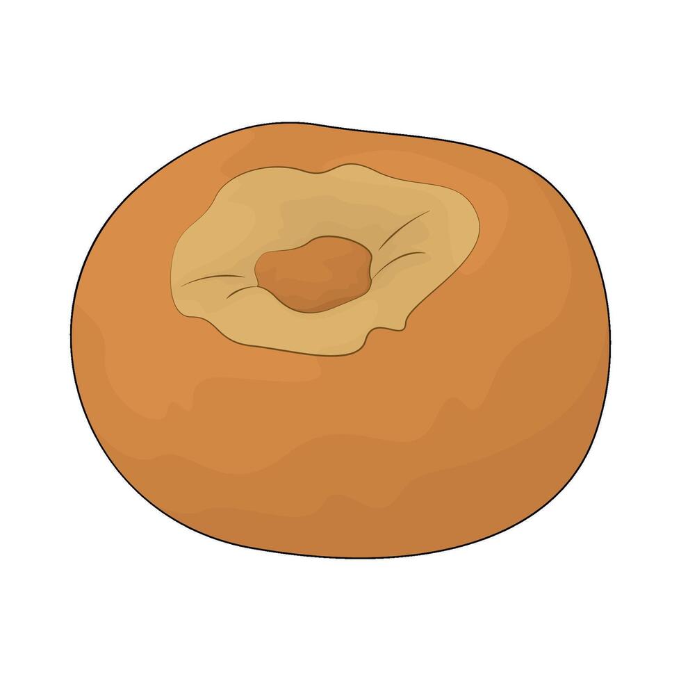 illustration of bun vector