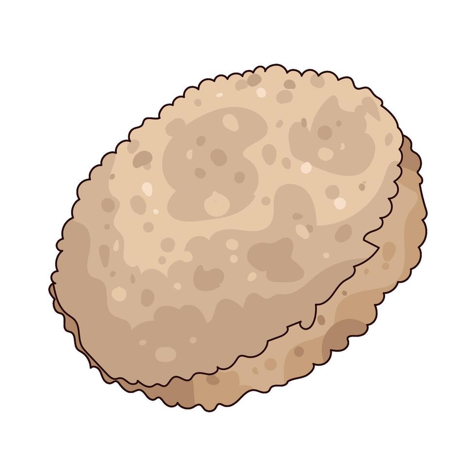 delicious rice cake vector