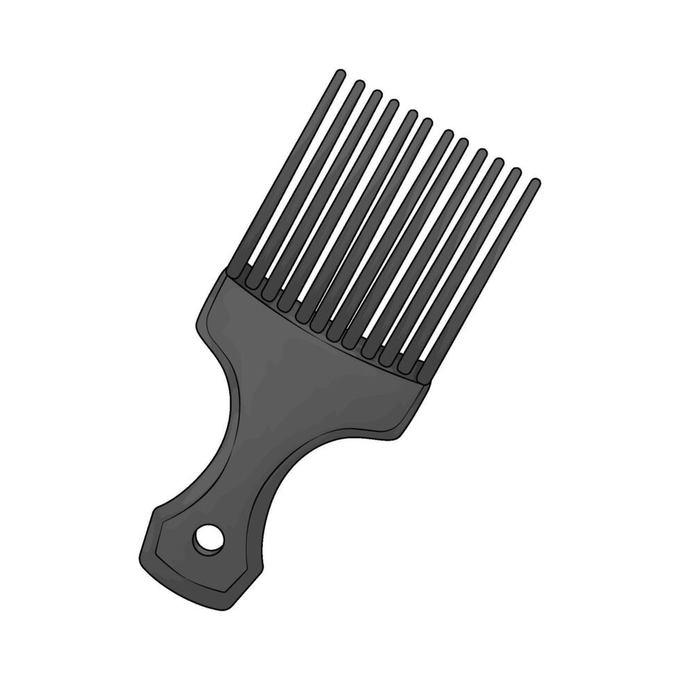 Beauty hair comb vector