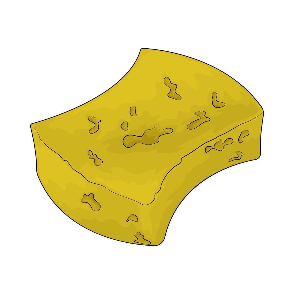 dish sponge illustrations vector