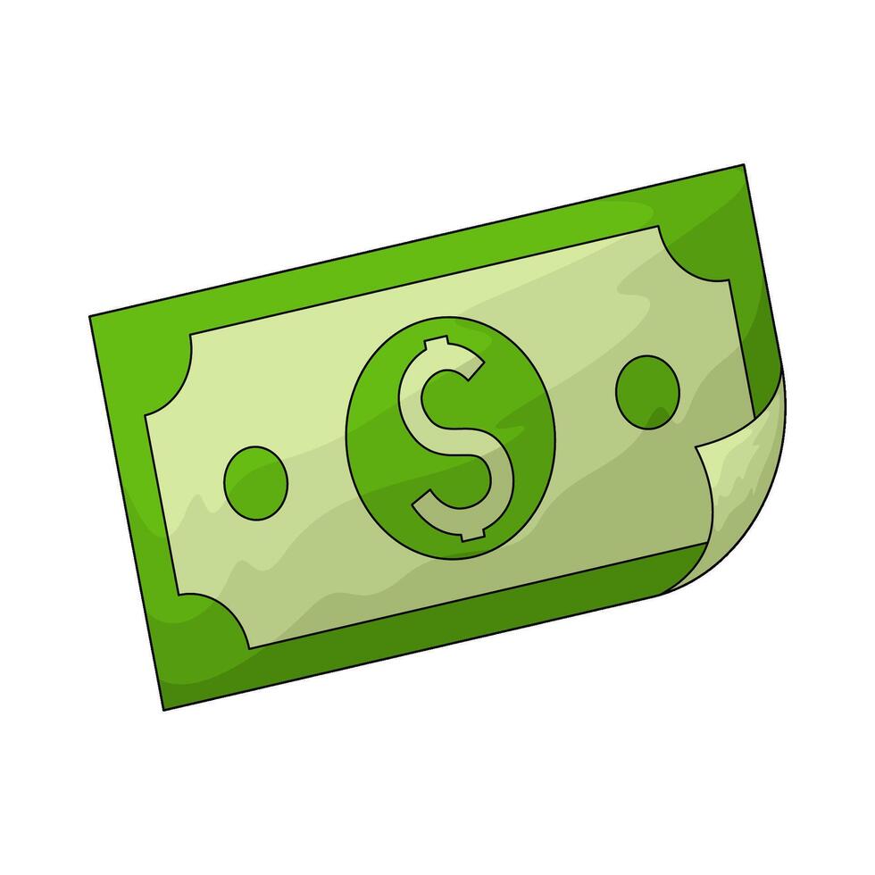 illustration of banknote vector