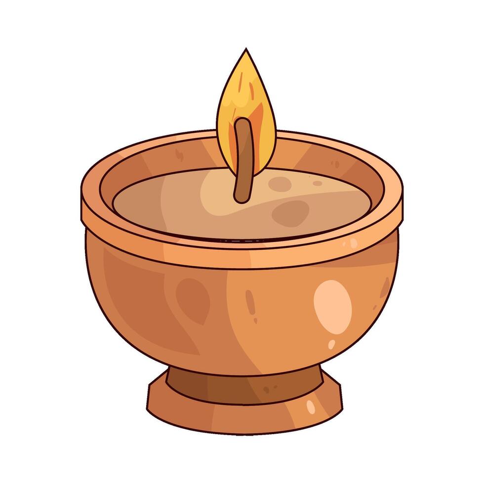 aromatherapy candles illustration vector