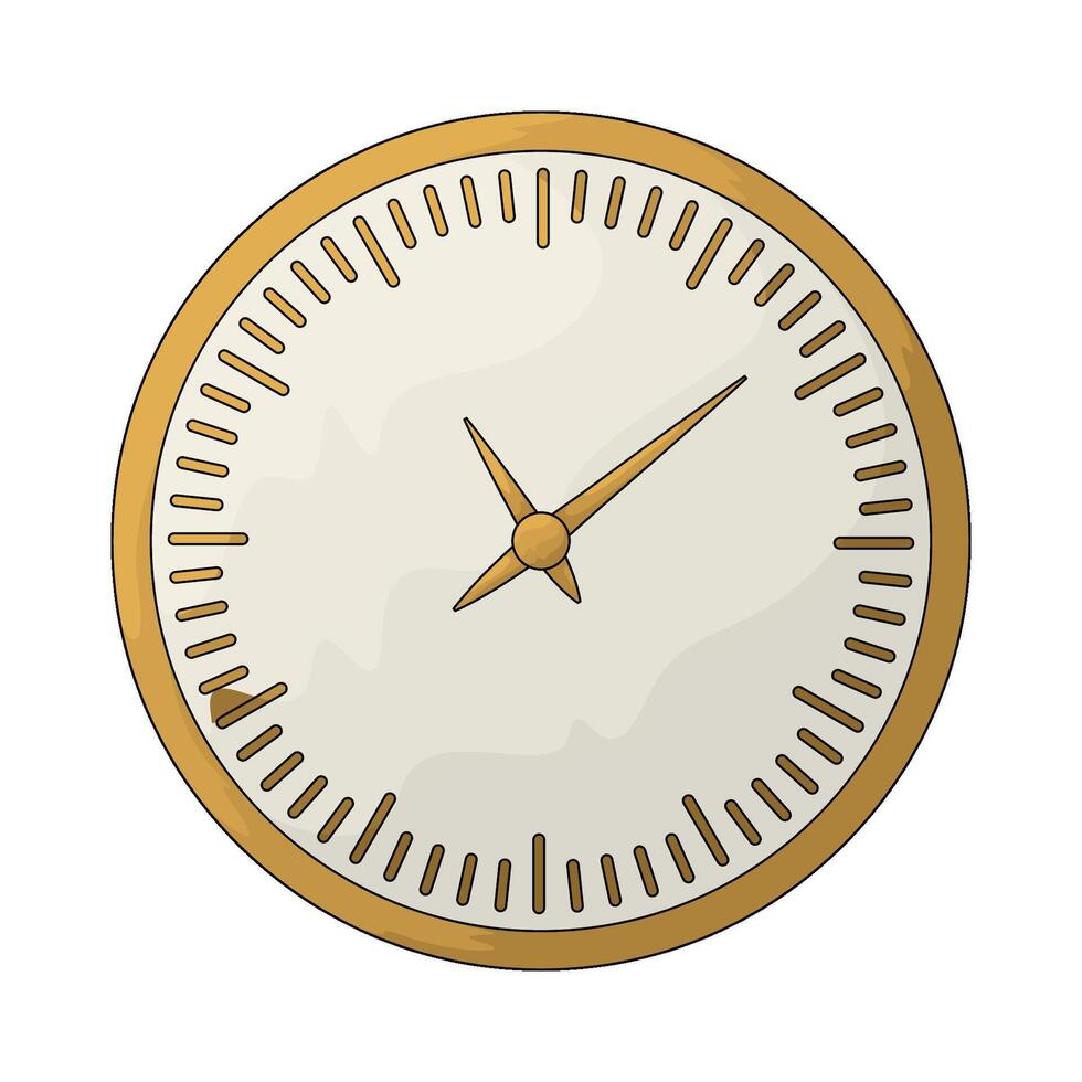 School wall clock vector