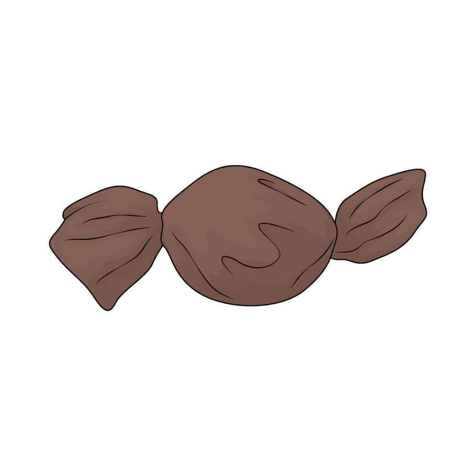 Sweets chocolate candy vector
