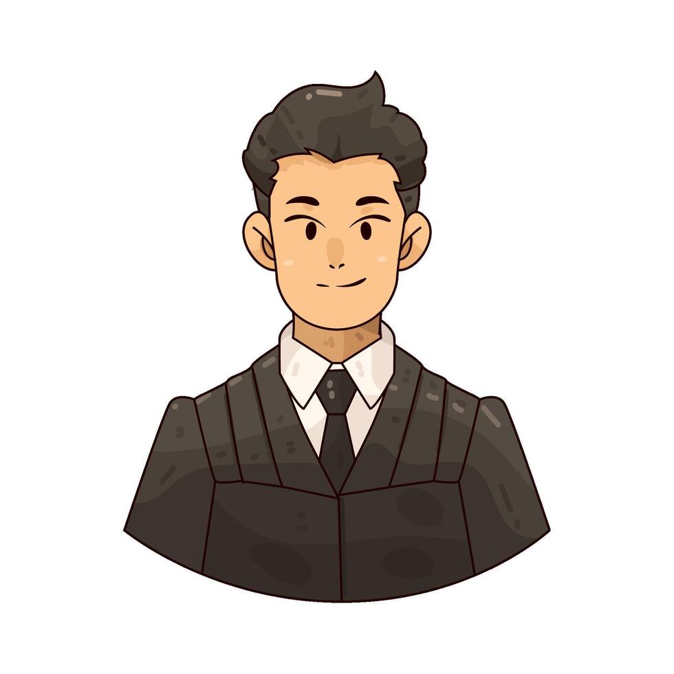 illustration of judge vector