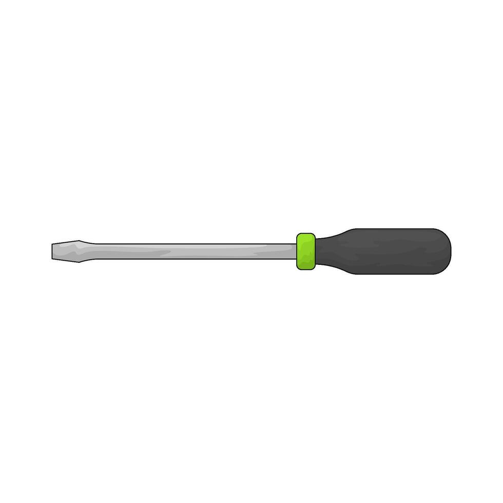 Construction screwdriver illustrations vector