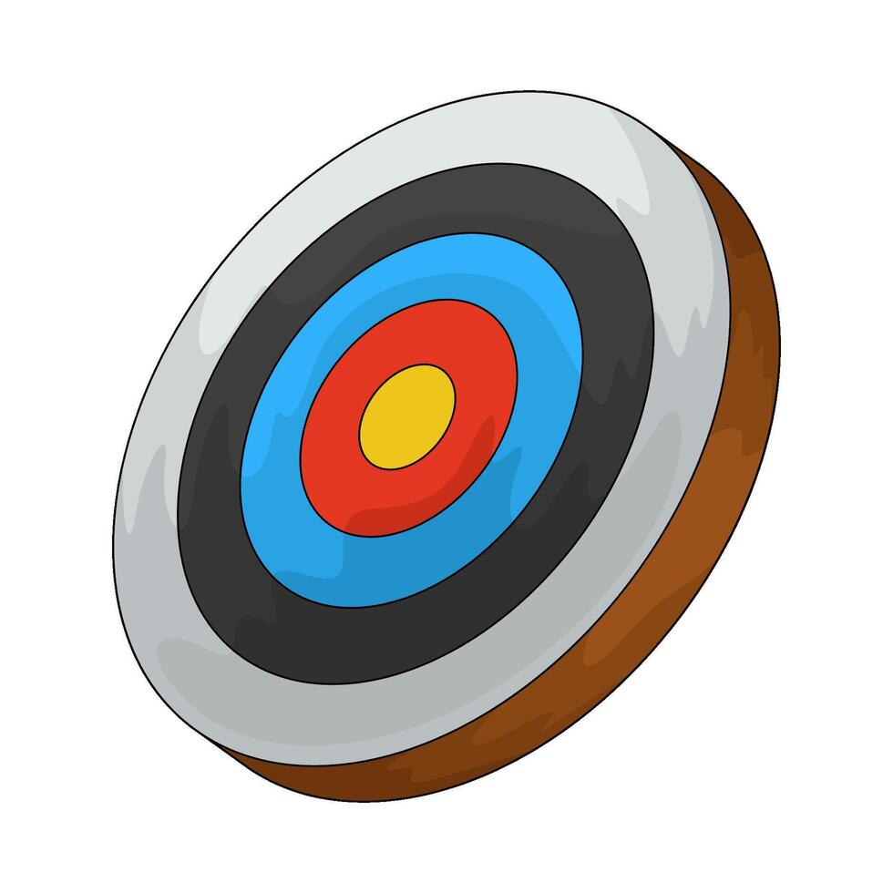 Kingdom dart board illustration vector
