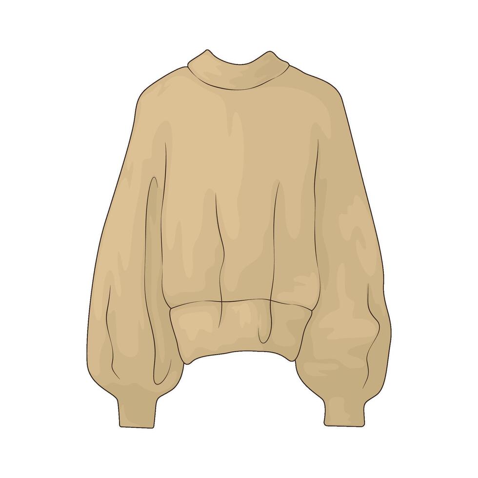 Winter sweater illustration vector