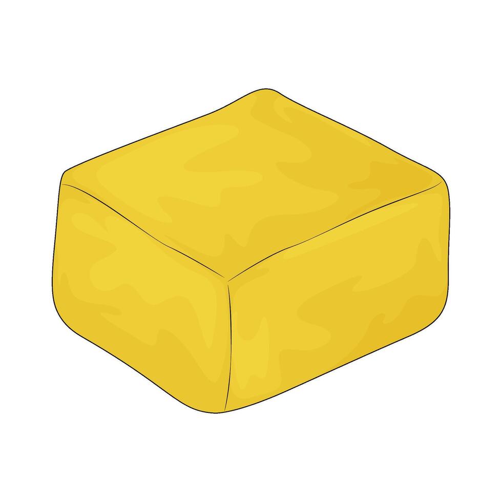 illustration of a butter vector