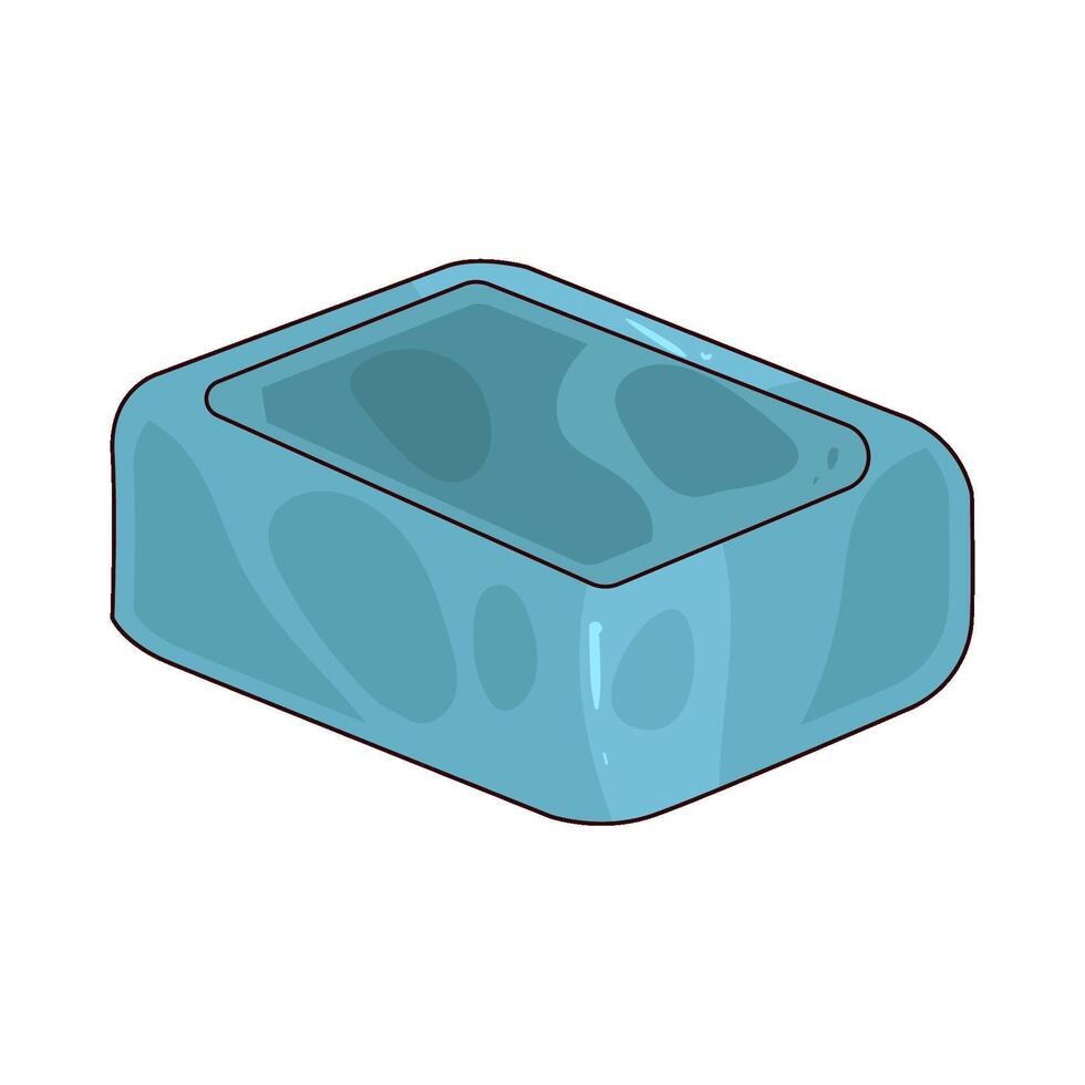 illustration of a bar soap vector