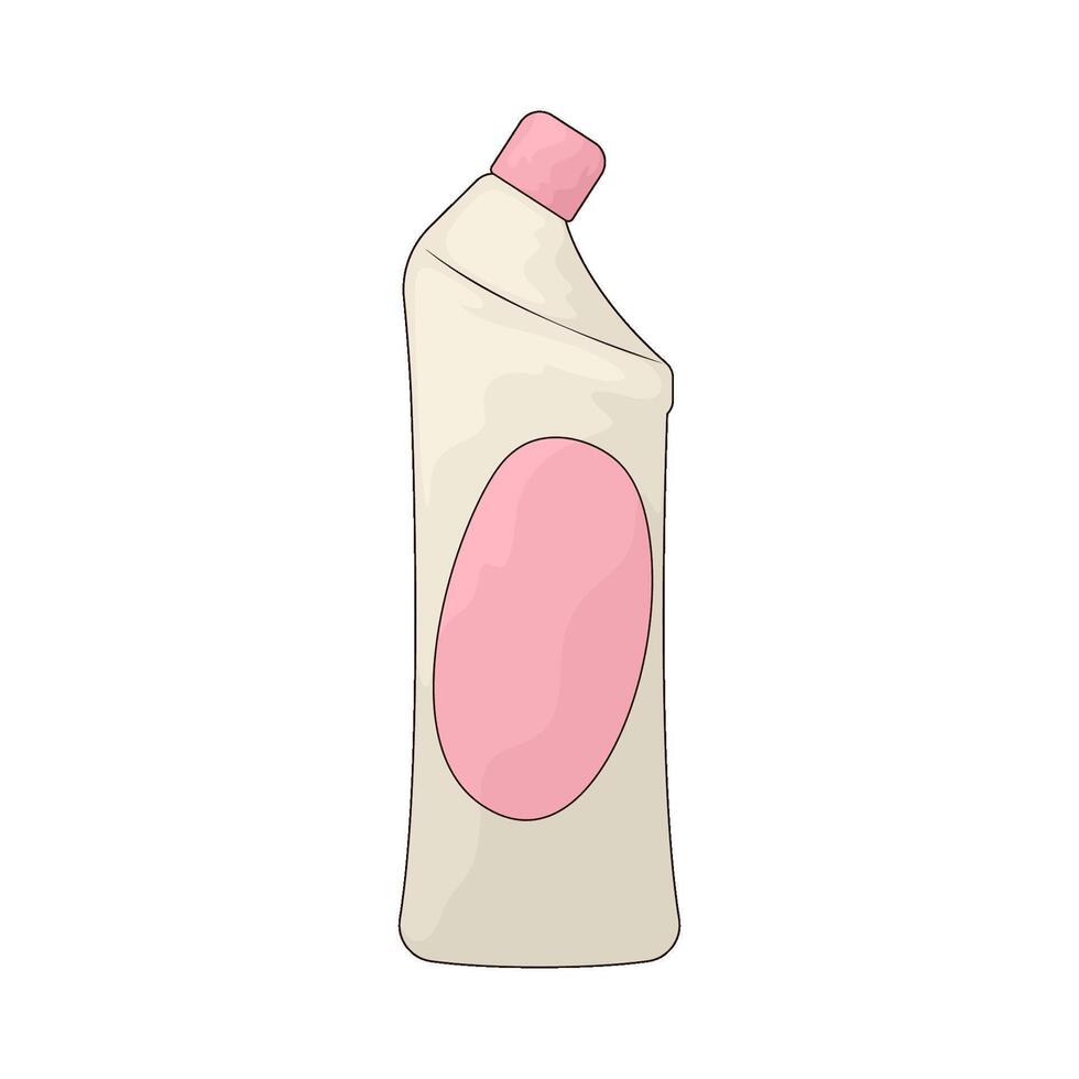 bathroom cleaner illustration vector